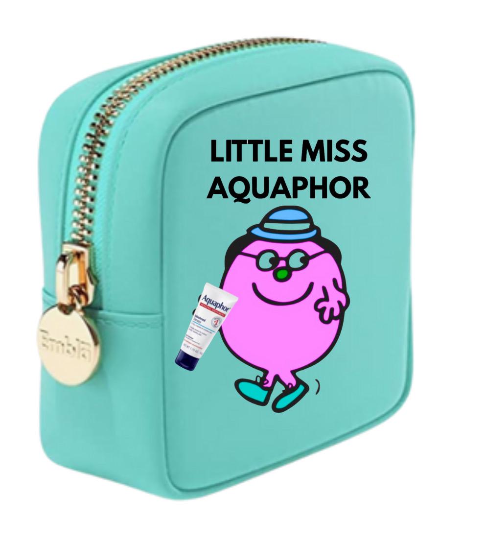 PERSONALIZED COLLEGE LOGO OR MONOGRAM MINI COSMETIC CASE
