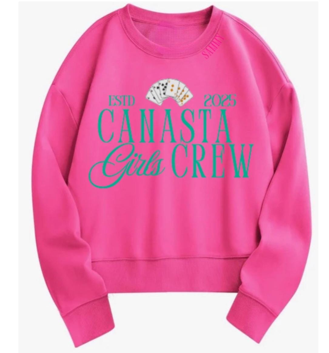 CANASTA GIRLS CREW OVERSIZED SWEATSHIRT