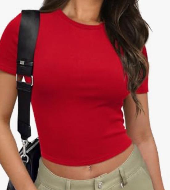 CUSTOM CROPPED BABY TEE COLLEGE SPORT TEAM CAMP LOGO ADULT & KID