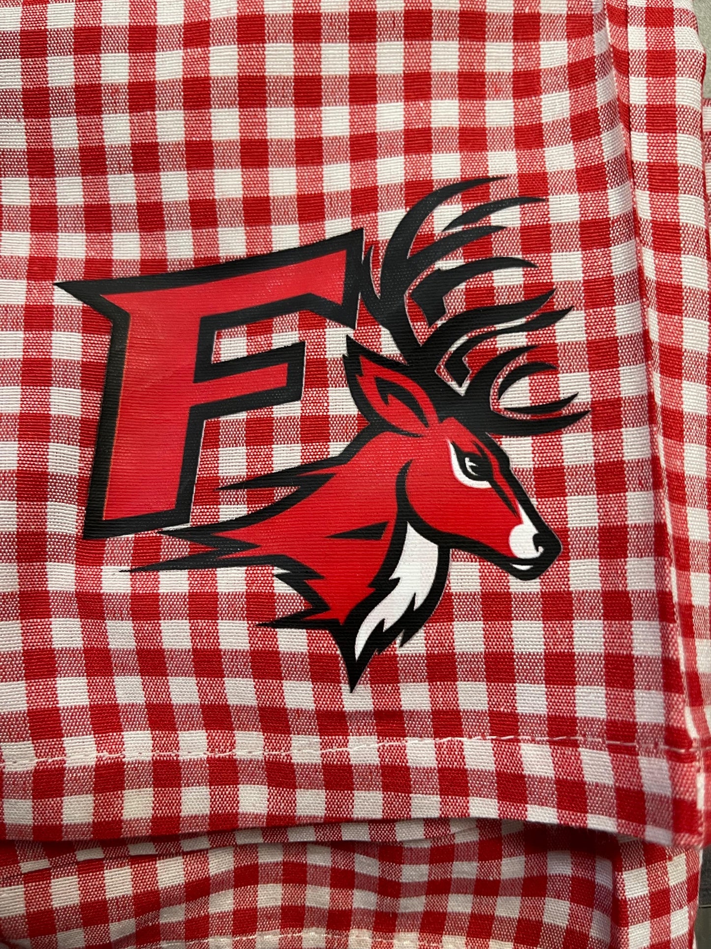 GINGHAM BOXER SHORTS COLLEGE TEAM CAMP CUSTOMIZABLE