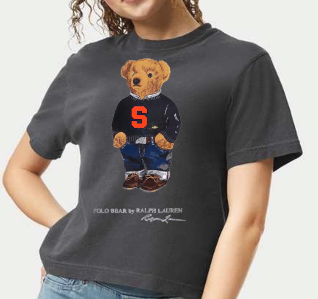 VINTAGE POLO BEAR CREW SWEATSHIRT COLLEGE