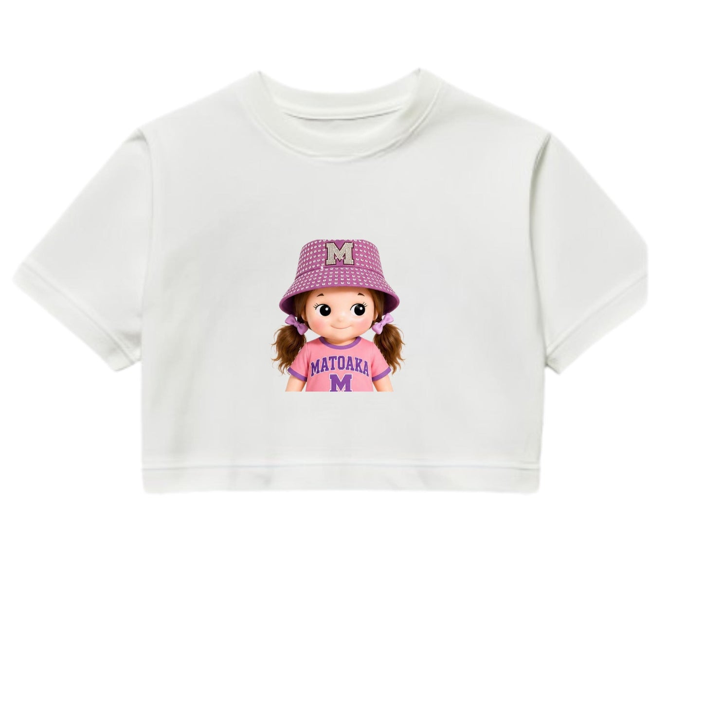 Kids/Adult Sonny Angel, Dumpling, jellycat personalized cropped tshirt (collest for COLLEGE gameday & CAMP)