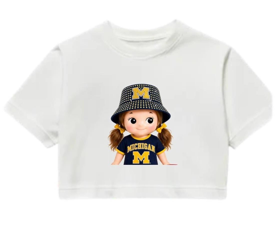 Kids/Adult Sonny Angel, Dumpling, jellycat personalized cropped tshirt (collest for COLLEGE gameday & CAMP)