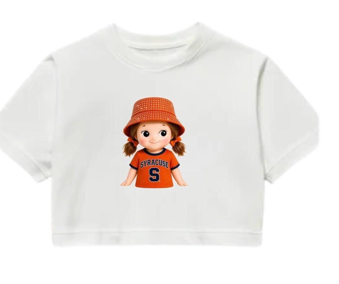 Kids/Adult Sonny Angel, Dumpling, jellycat personalized cropped tshirt (collest for COLLEGE gameday & CAMP)