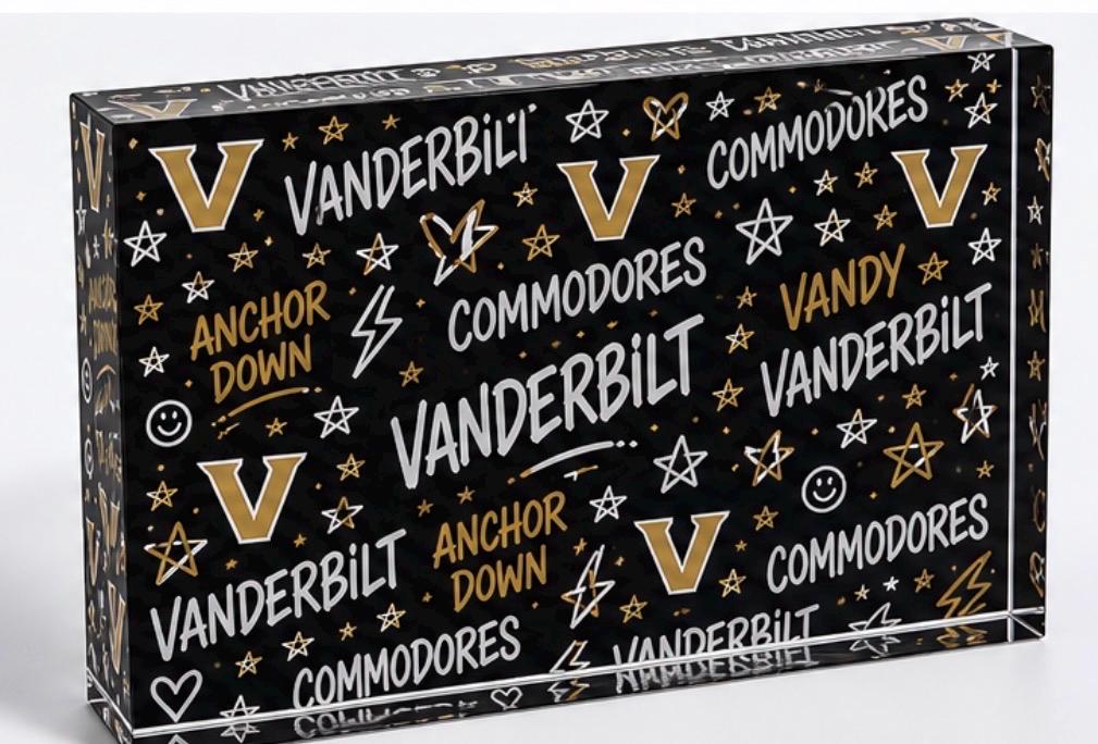 Luxury Custom College Acrylic Photo Block | Personalized Graduation Gift | College Bed Party Decor | Premium Dorm Keepsake