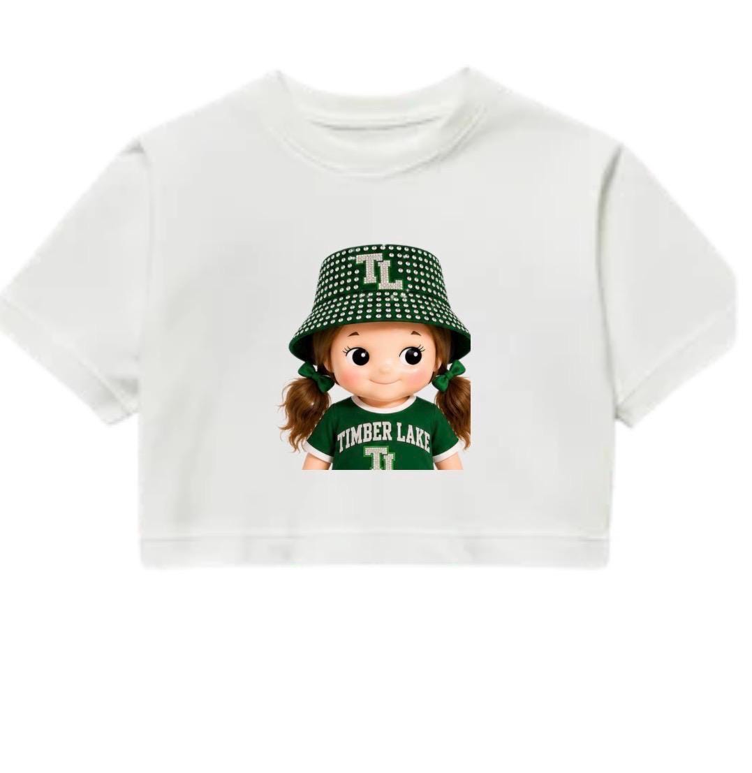 Kids/Adult Sonny Angel, Dumpling, jellycat personalized cropped tshirt (collest for COLLEGE gameday & CAMP)