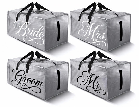 bride groom bags choose your personalization.