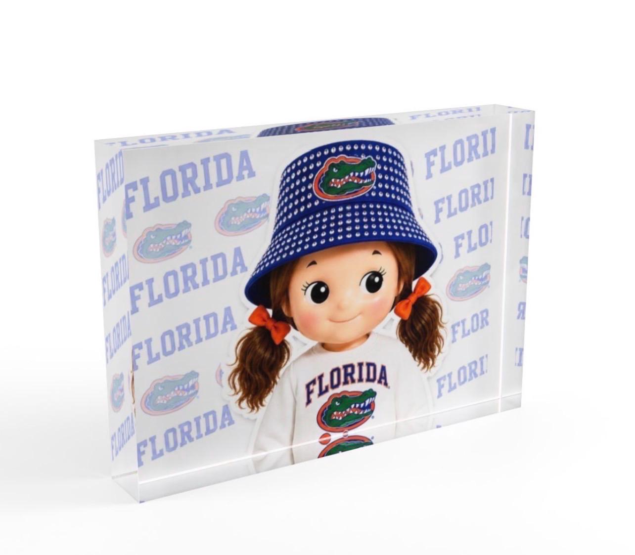 Luxury Custom College Acrylic Photo Block | Personalized Graduation Gift | College Bed Party Decor | Premium Dorm Keepsake