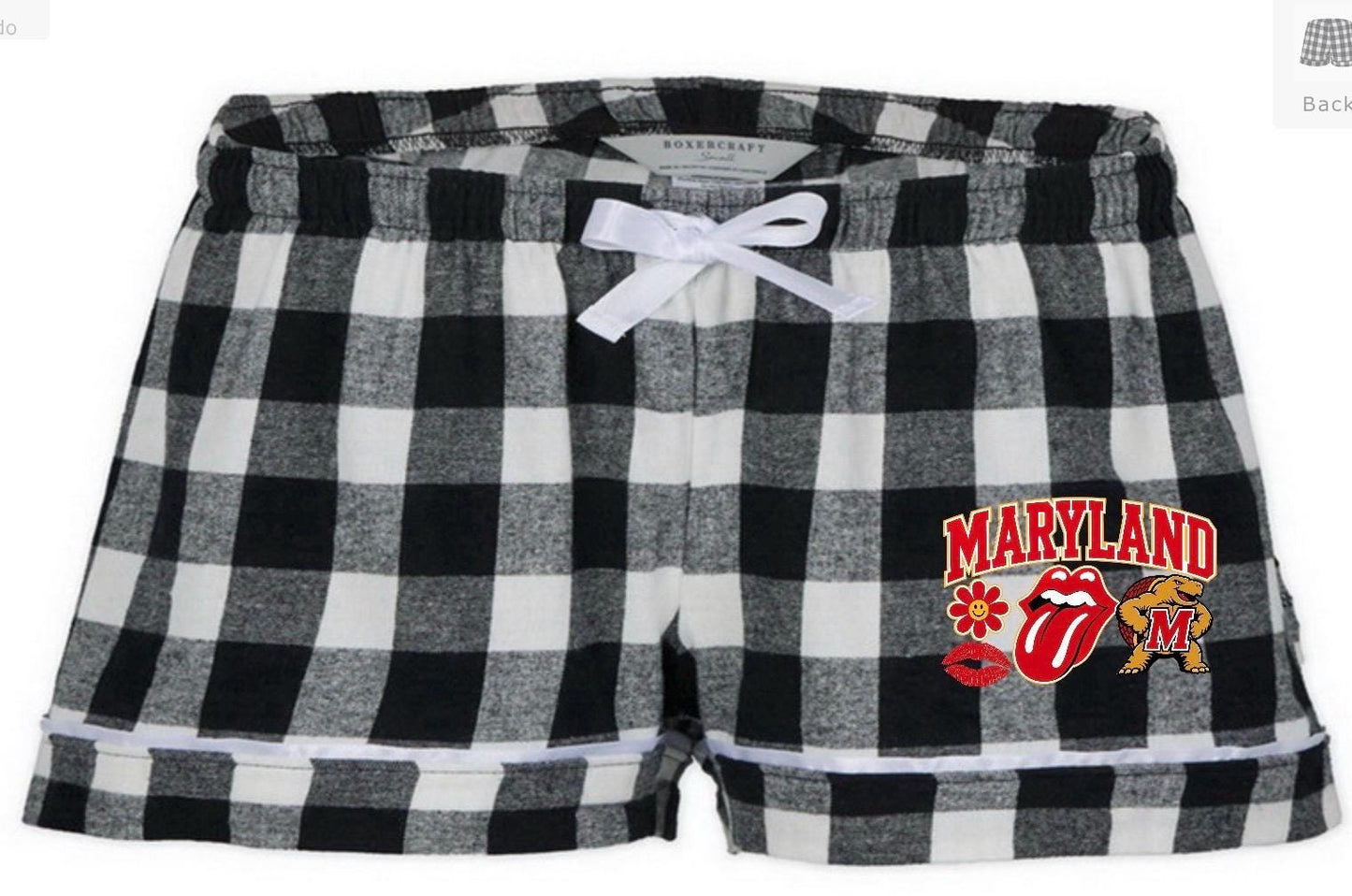 u Maryland cute flannel boxers