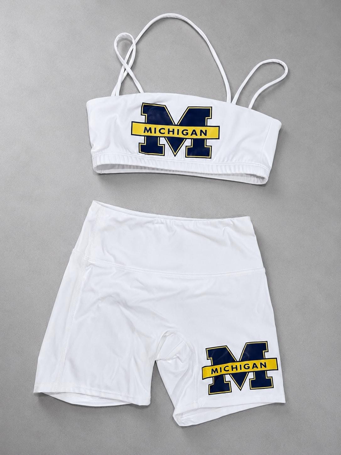 COLLEGE yoga pilates workout set or add your team (bralette, cropped or full length tank options)