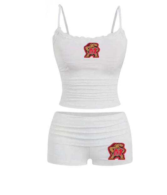 Maryland terps yoga workout set