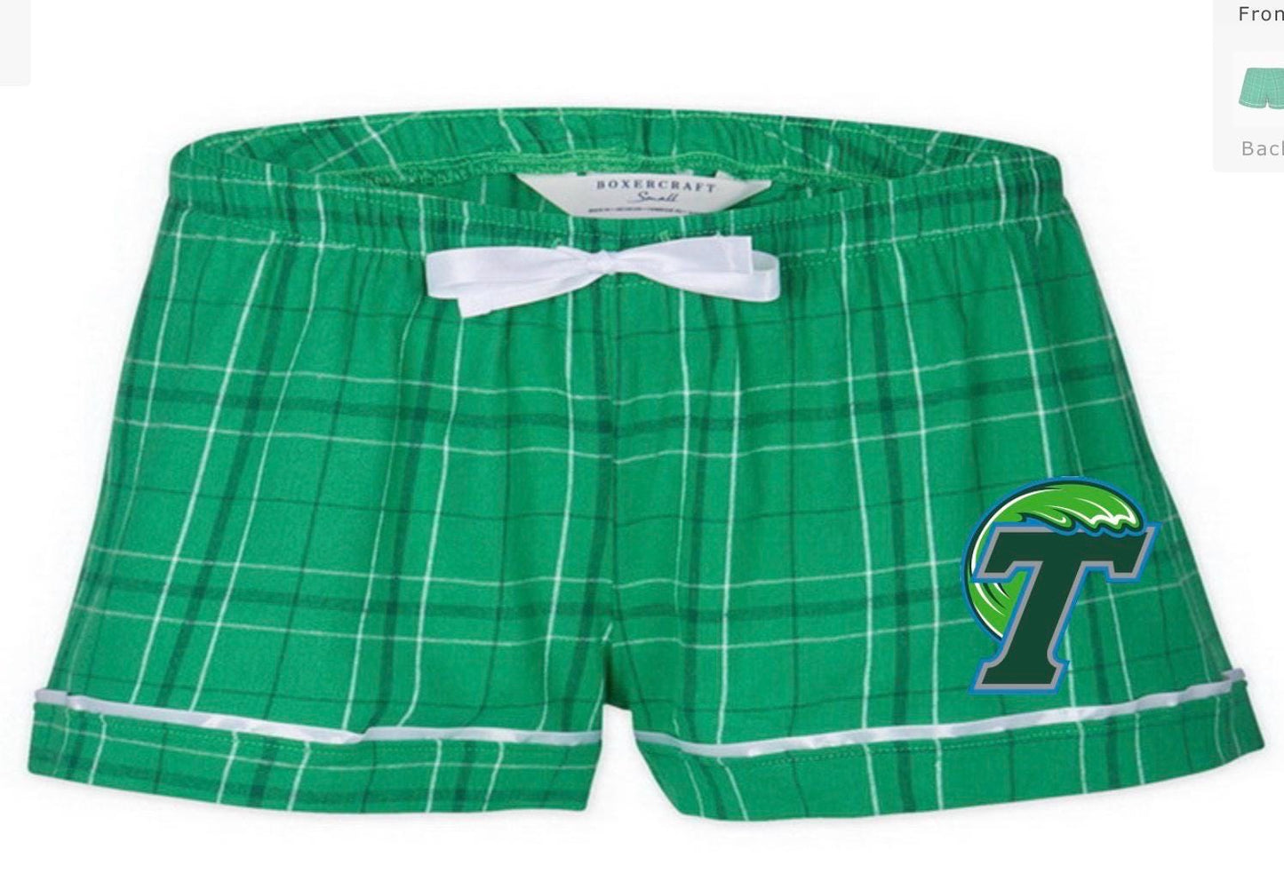 Tulane flannel boxers