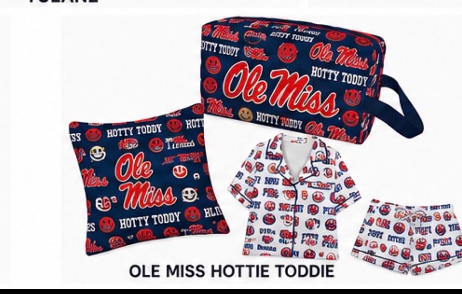 Any college Pajama Set, Satin Pajamas, College Lounge Set, PJ Shorts Set pant , Dorm Gift