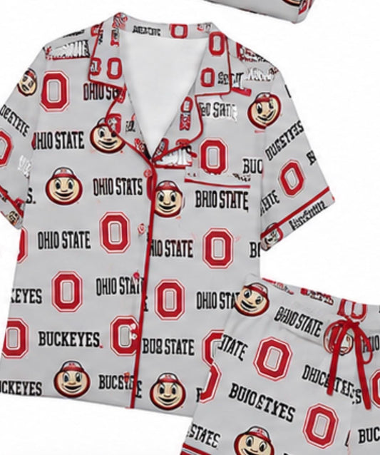 Ohio state custom pj set