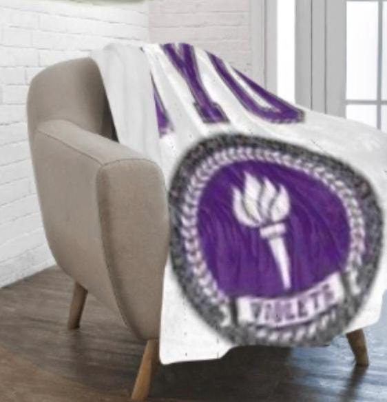 College(Or any theme) Blanket Soft Thick Fleece – Custom everything,camp, school, Theme