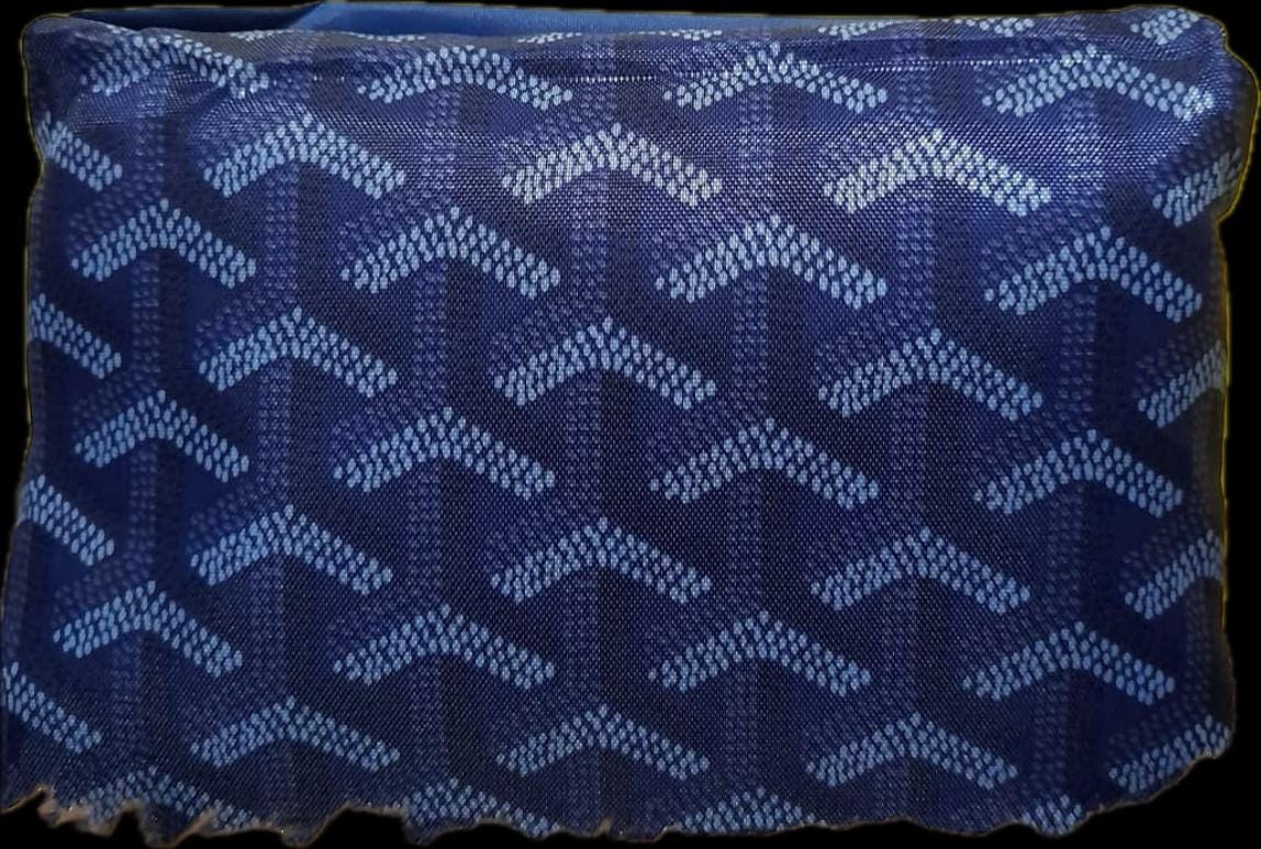 Large reusable geometric print fashion inspired  nylon tote, stylish, customize your way, great for travel (add initials or college)