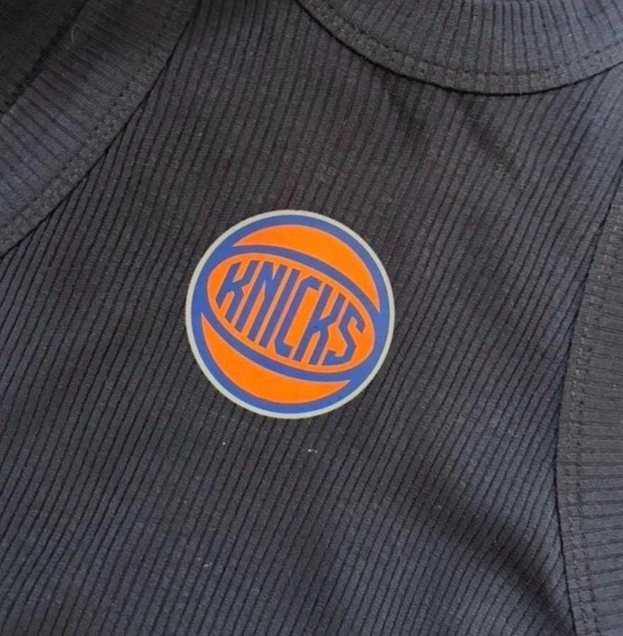 Knicks fitted tank! Knickerbockers or Knicks option..add name